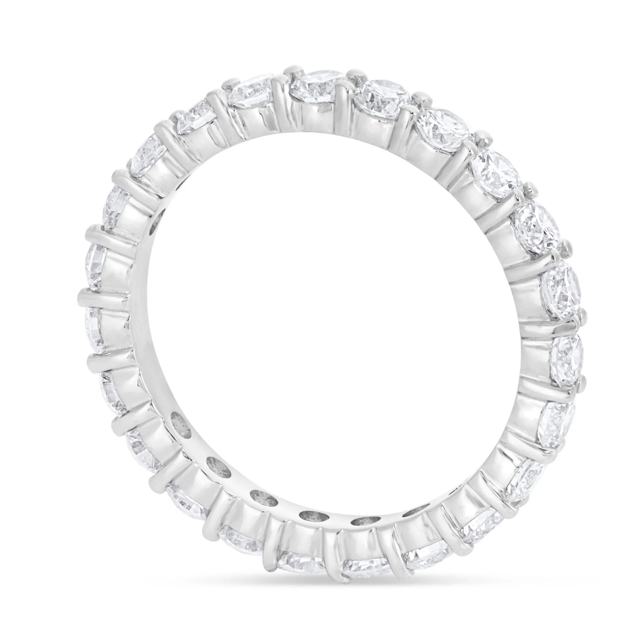 14K Gold 2.10ct Diamond Prong Set Eternity Band
