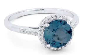 14K London Blue Topaz Ring