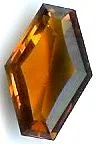 17x12mm (4750) Coffin Shape Unfoiled