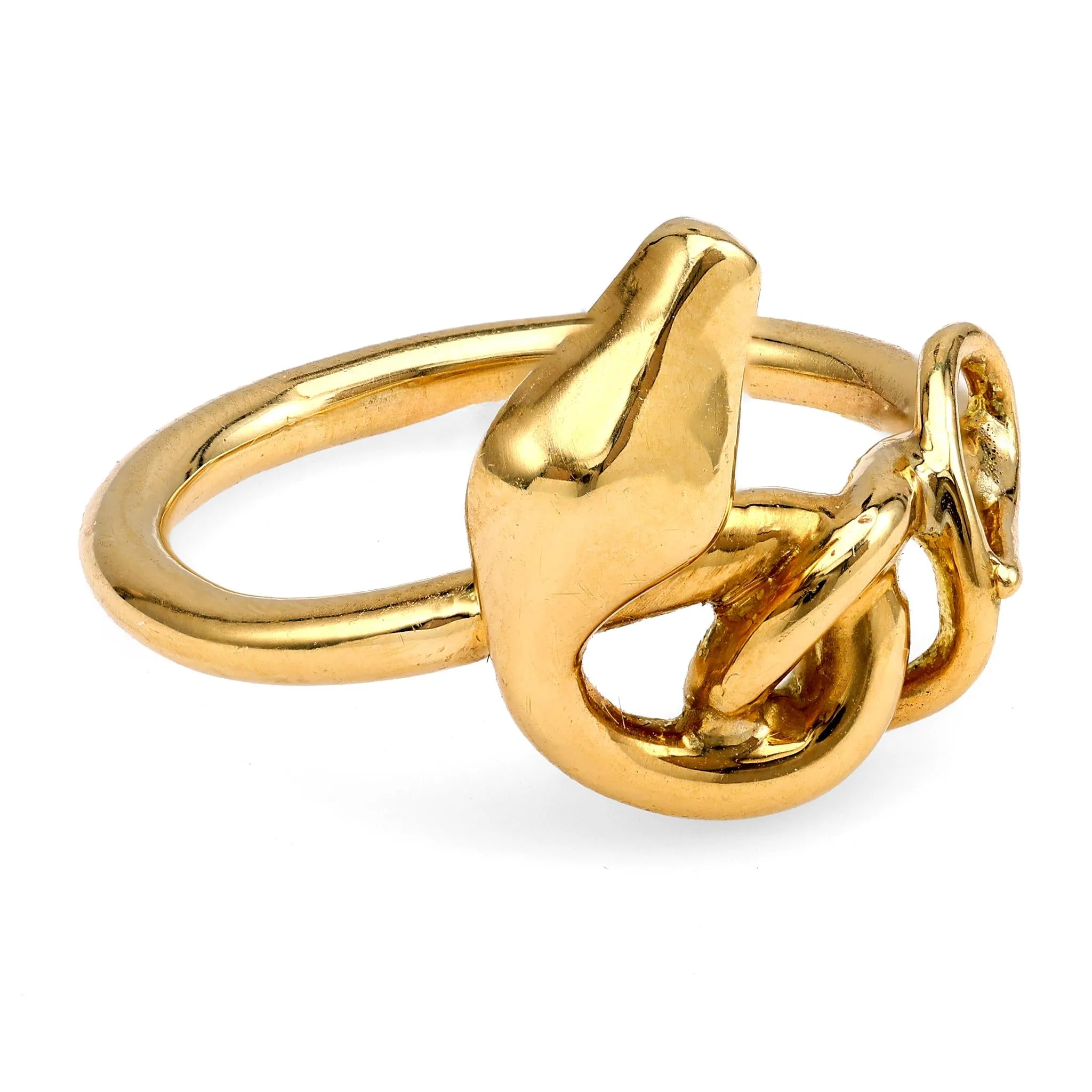18k Yellow Gold Snake Ring