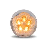 2" Clear Amber Super Diode LED Marker Light