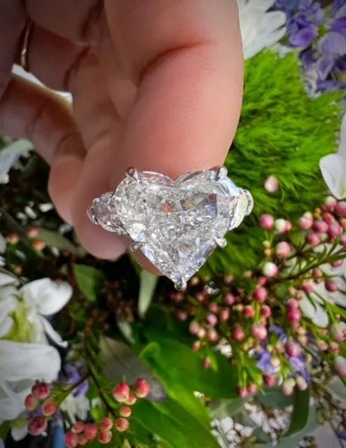4.15 ct Heart Diamond Ring