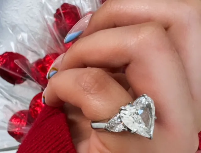 4.15 ct Heart Diamond Ring