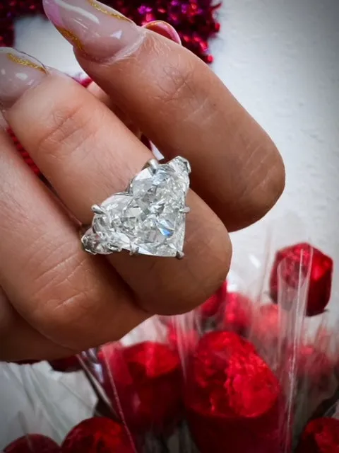 4.15 ct Heart Diamond Ring