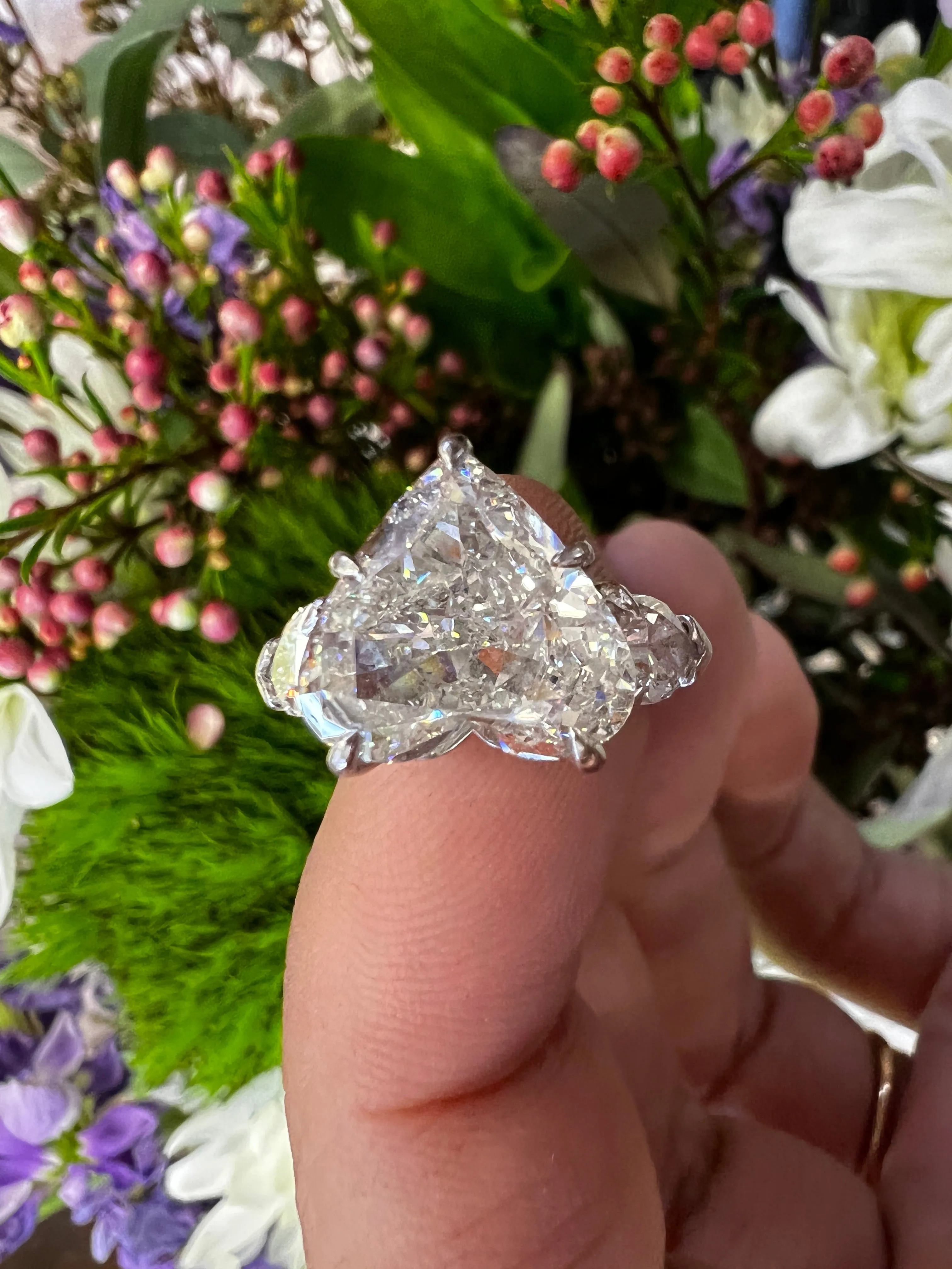 4.15 ct Heart Diamond Ring
