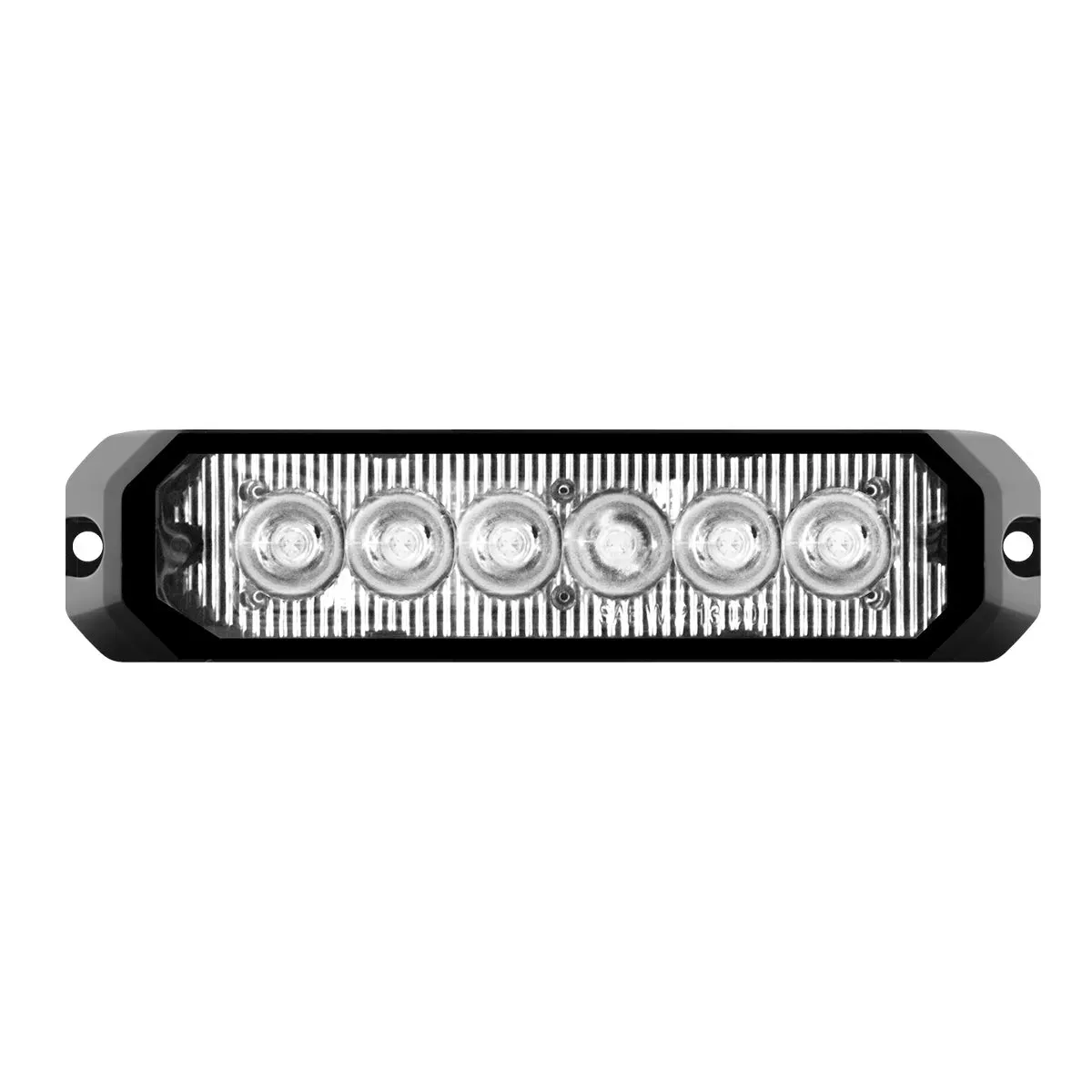 5″ MEDIUM RECTANGULAR HIGH POWER LED STROBE LIGHT,AMBER/CLEAR