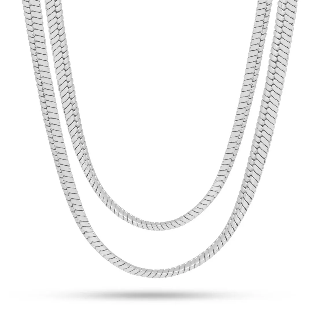 8mm Thick Herringbone Chain Choker Set