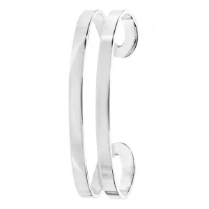 Acotis Silver Bangle Oval Cuff G4414