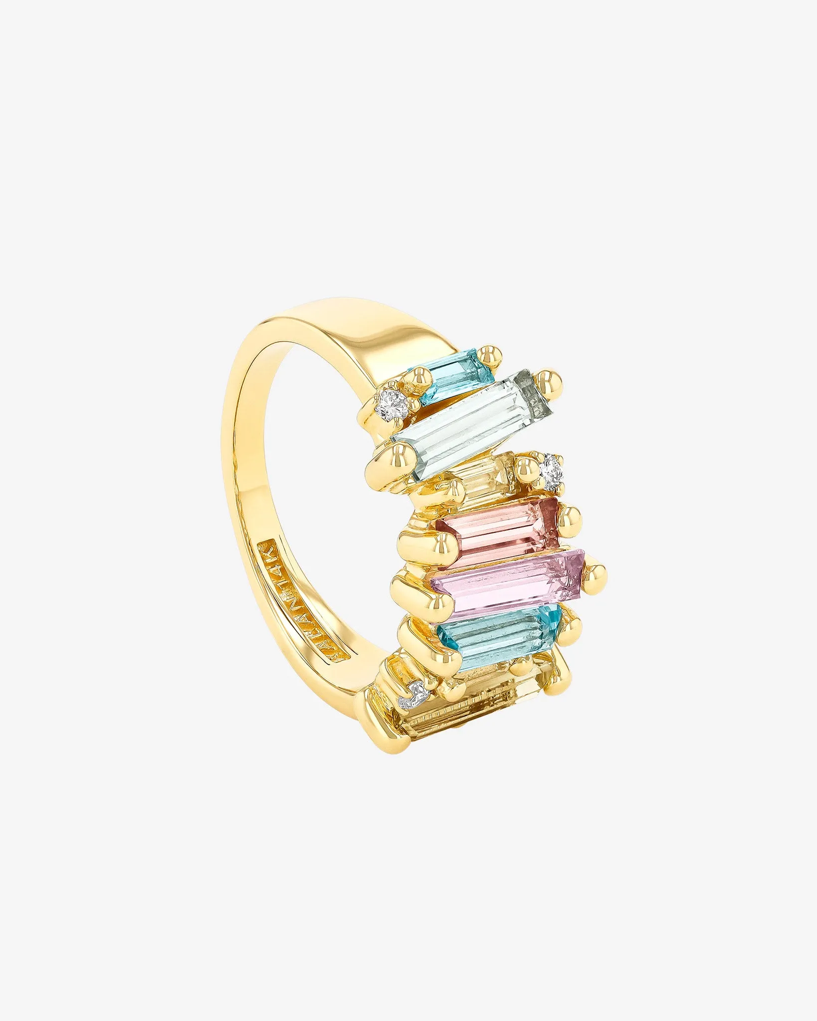 Amalfi Burst Pastel Mix Stacker Half Band