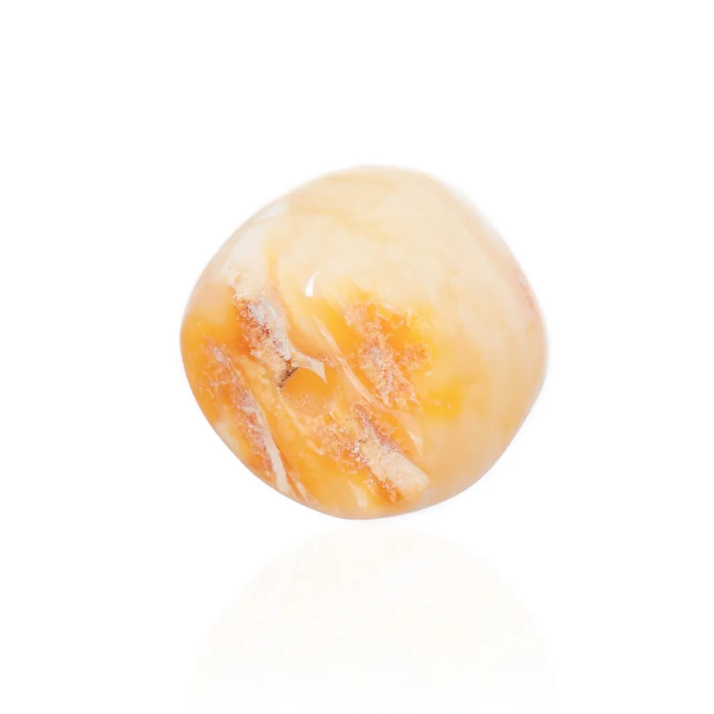 Amber Disc Bead, Large