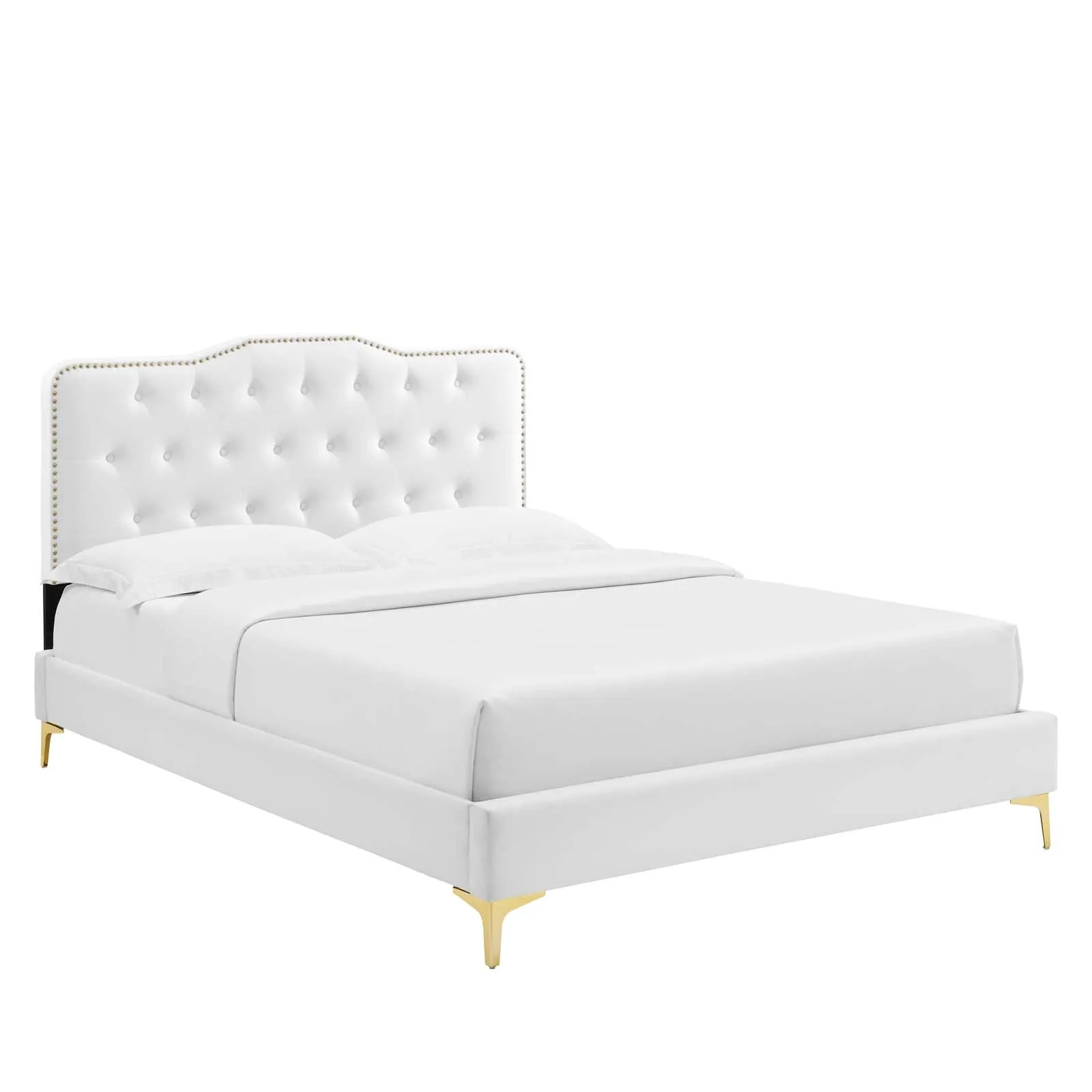 Amber Full Platform Bed By Modway - MOD-6781 - White