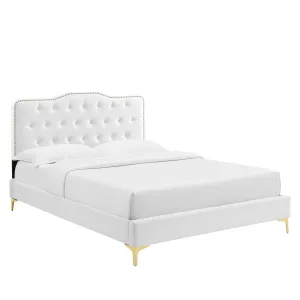 Amber Full Platform Bed By Modway - MOD-6781 - White
