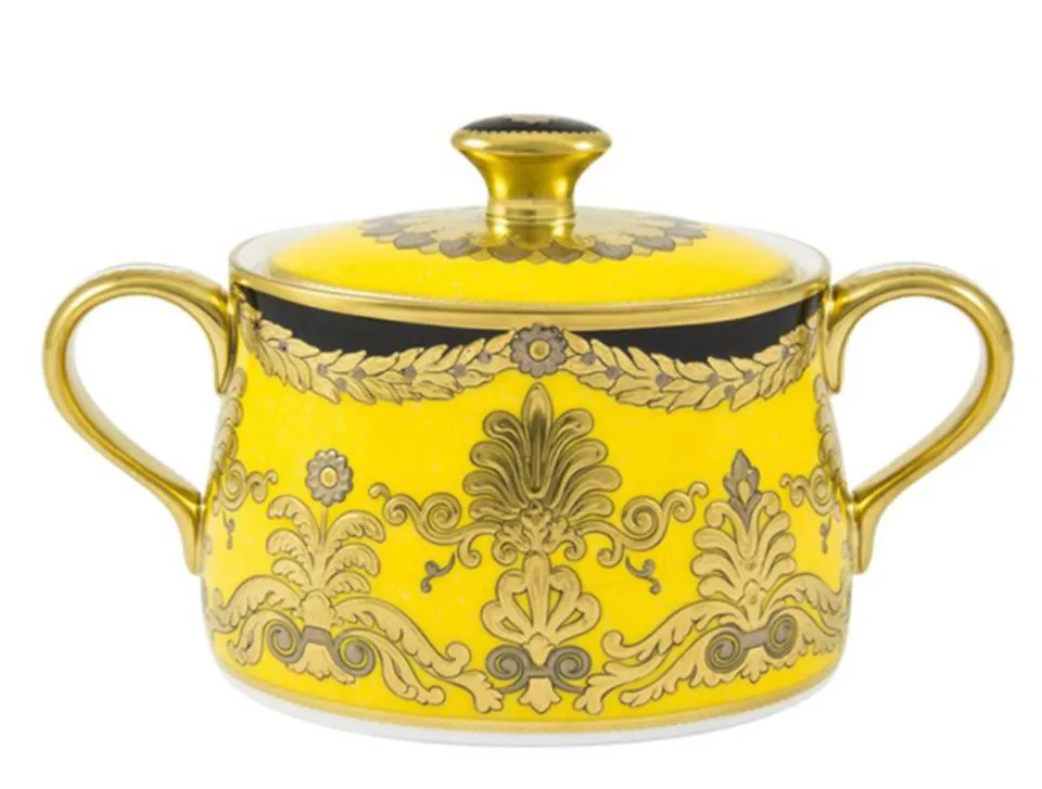 Amber Palace Covered Sugar Bowl