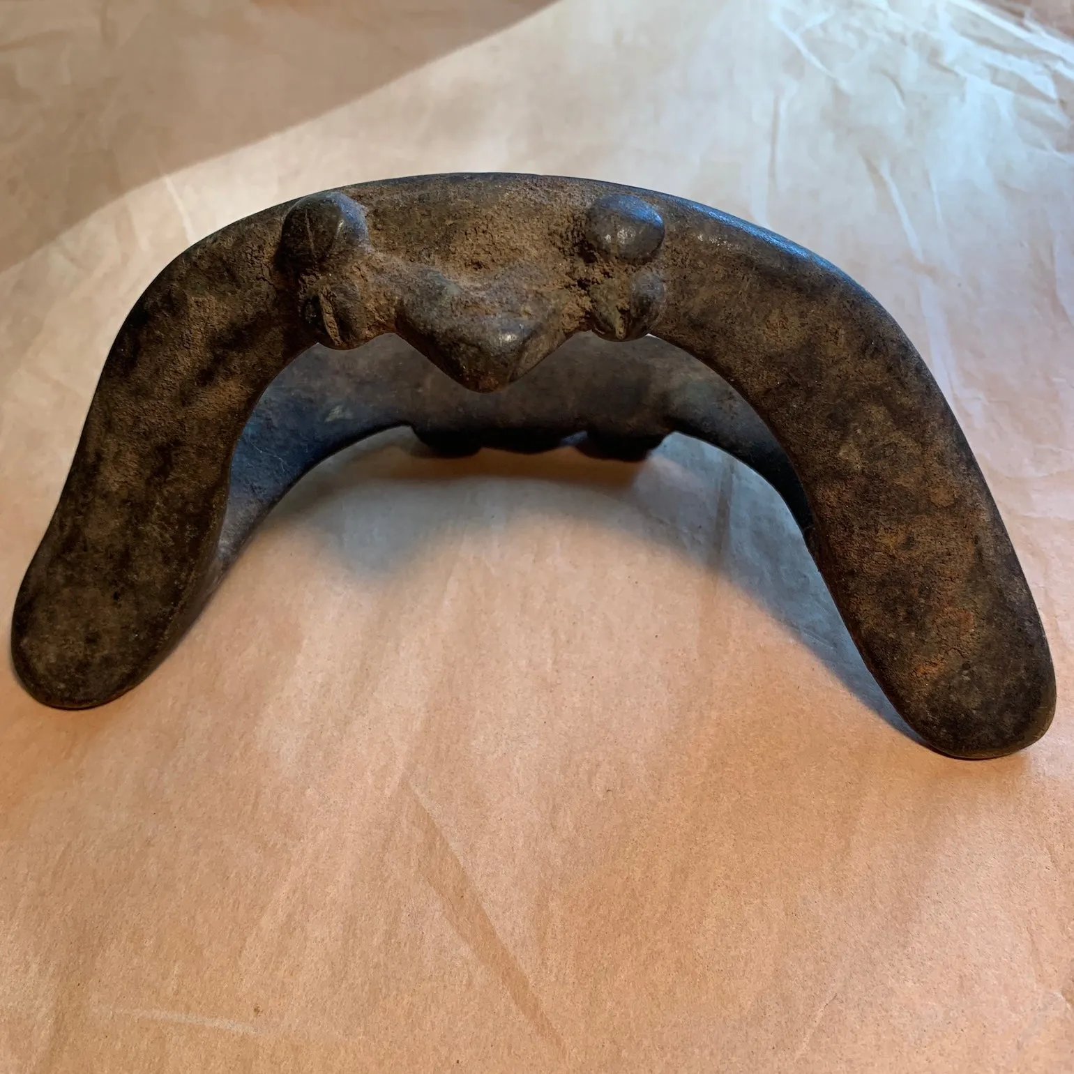 Antique Bronze Anklet, Dogon