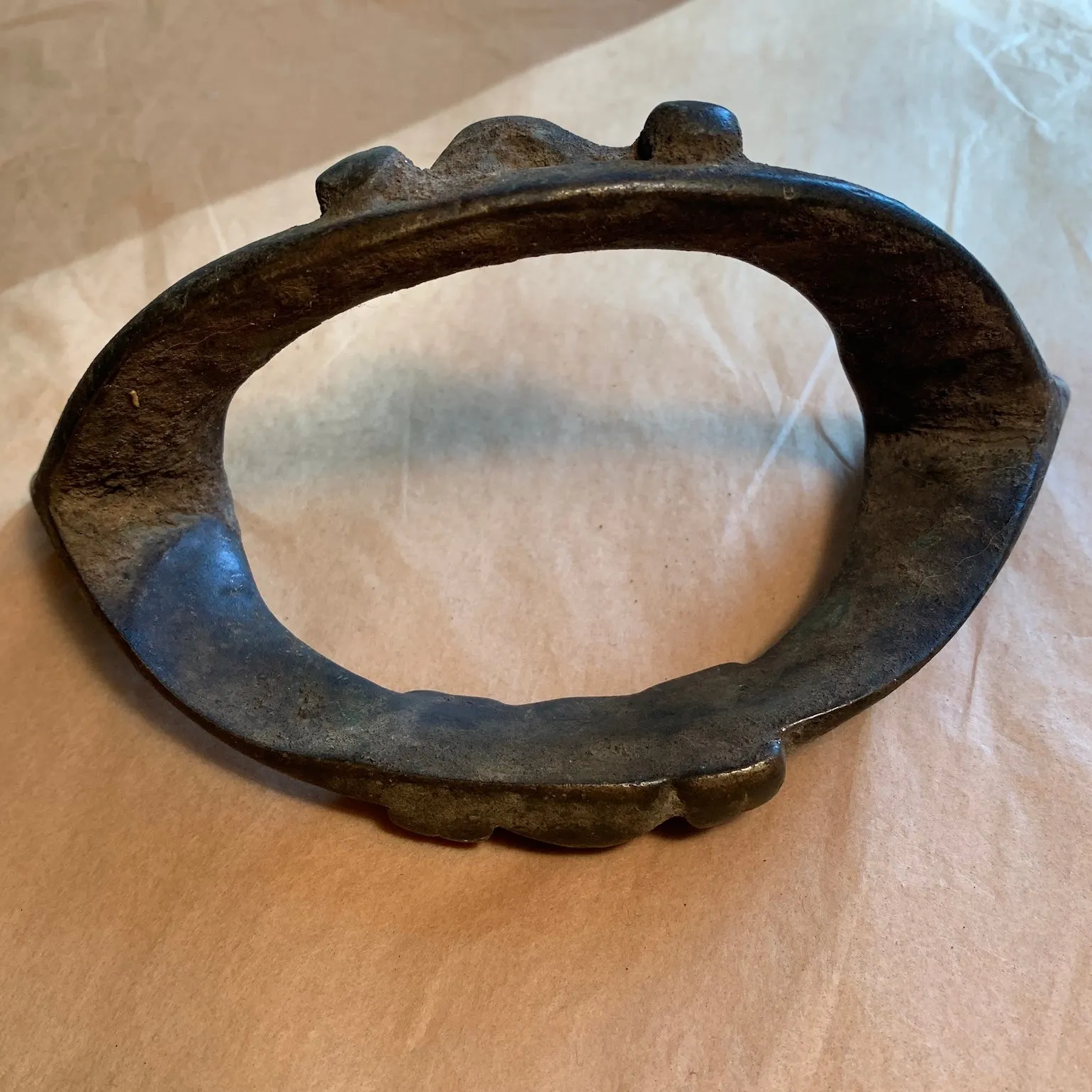 Antique Bronze Anklet, Dogon