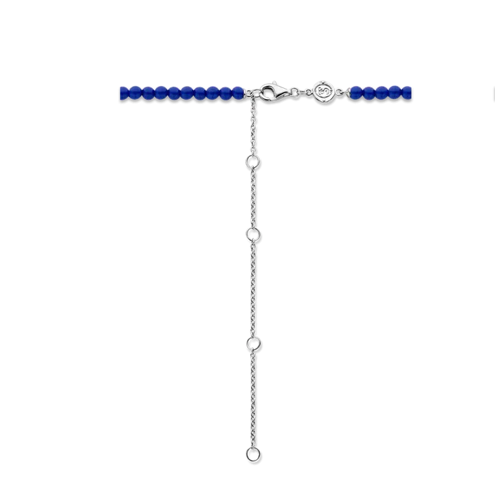 Beaded Lapis Necklace