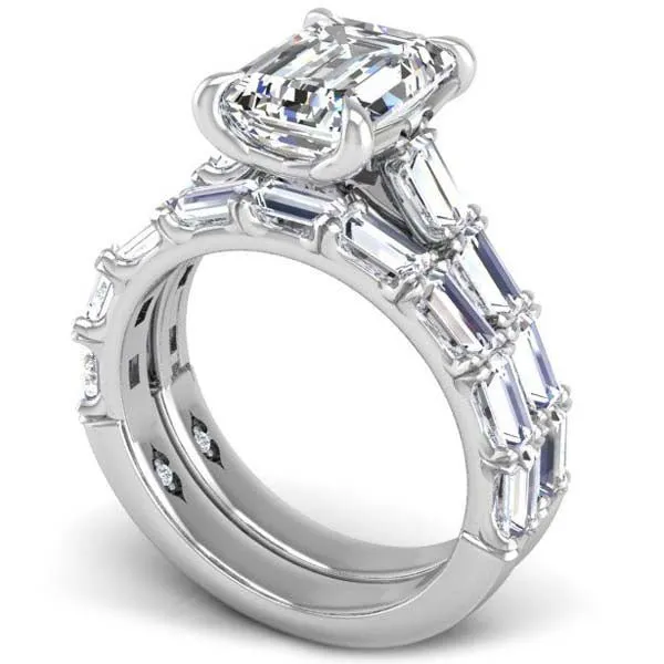 BGLG Nolita 0.55 Carat Baguette Cut Lab-Grown Diamond Wedding Band