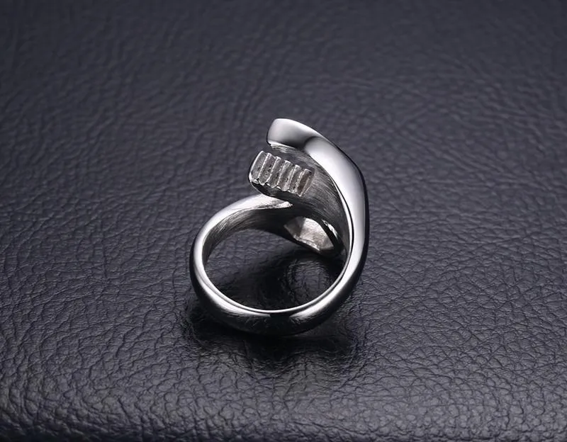 Biker Wrench Punk Ring