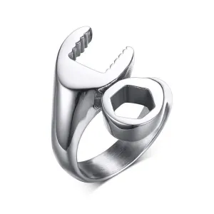 Biker Wrench Punk Ring