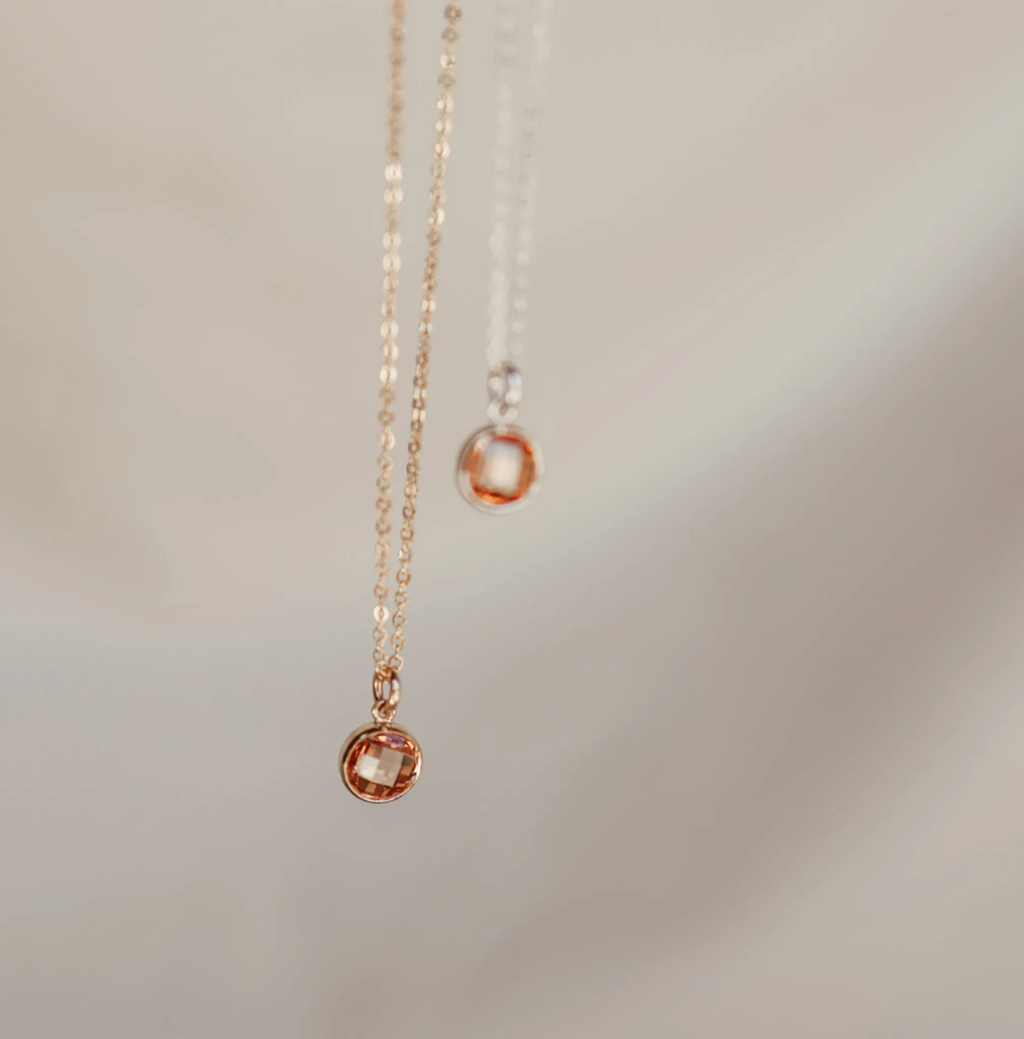 Birthstone Drop Necklace • November