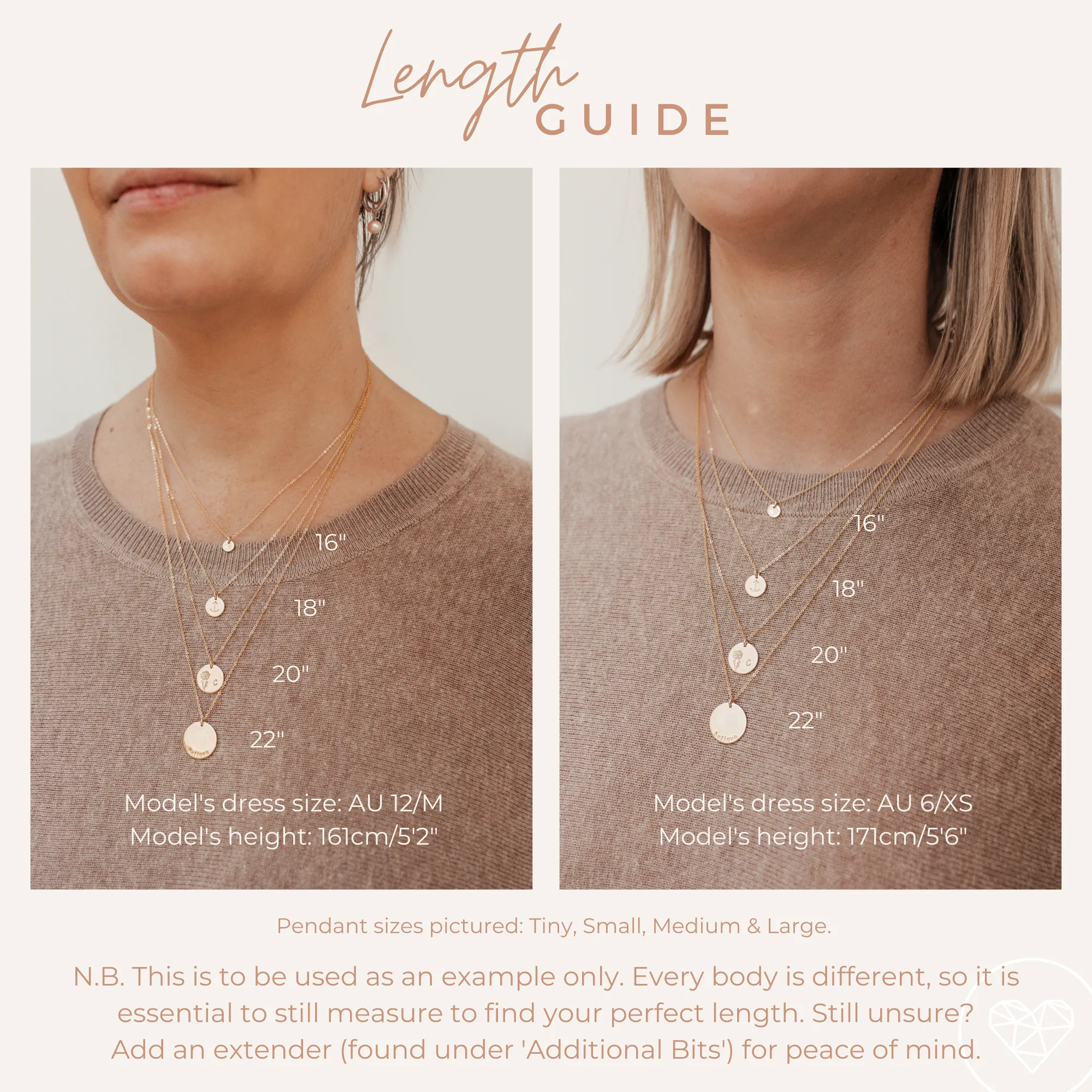 Birthstone Drop Necklace • November