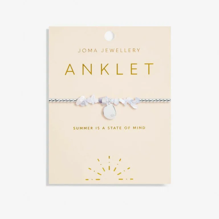 Blue Agate Anklet