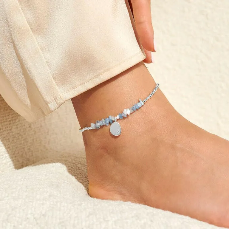 Blue Agate Anklet