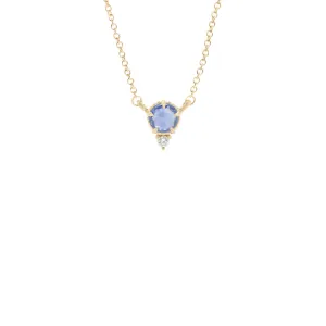 Blue Sapphire Evergreen Necklace