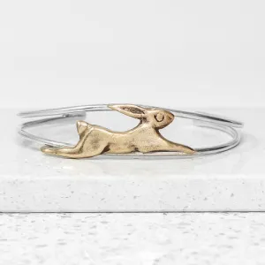 Bronze Hare Cuff