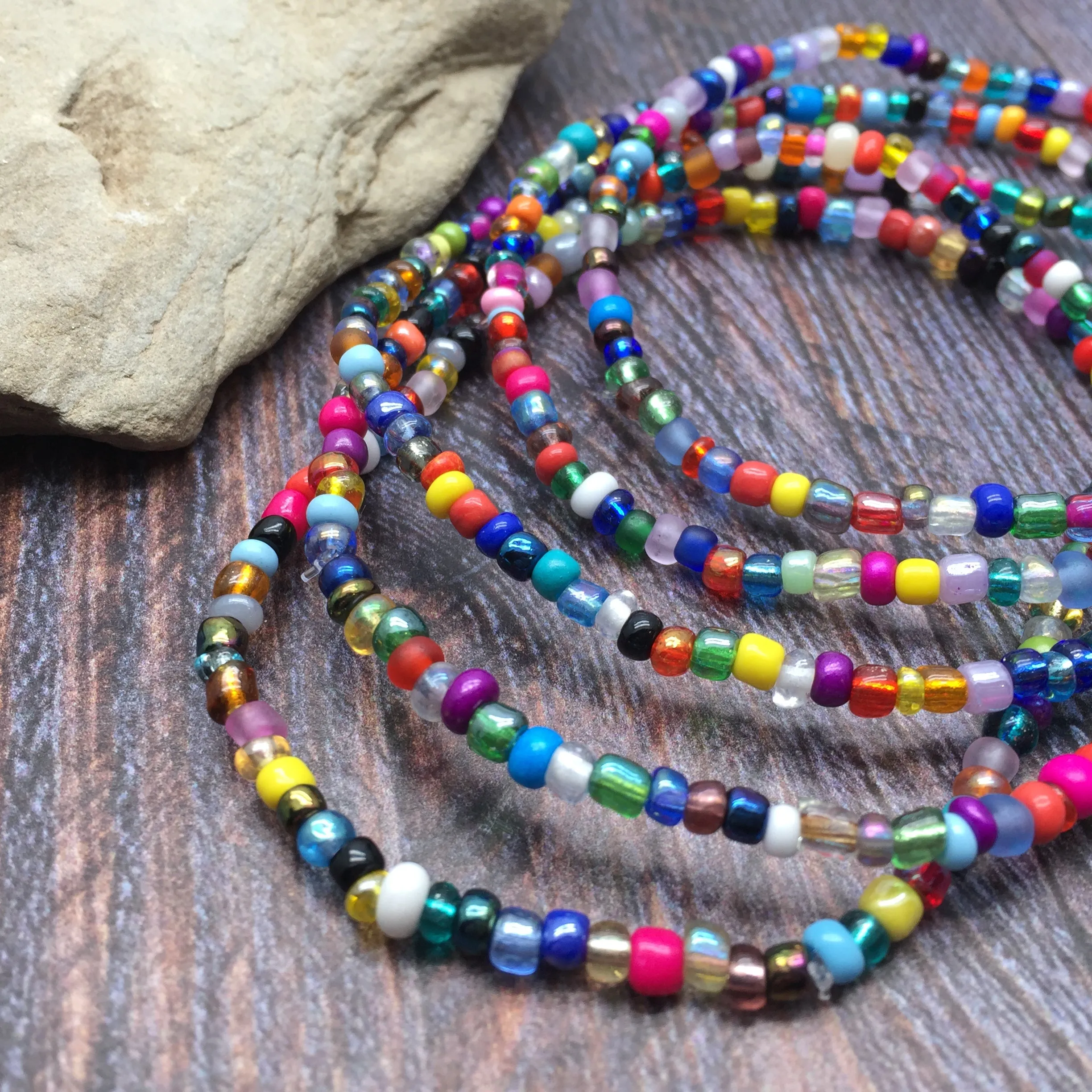 Butterfly Seed Bead Anklet - Colour Choice