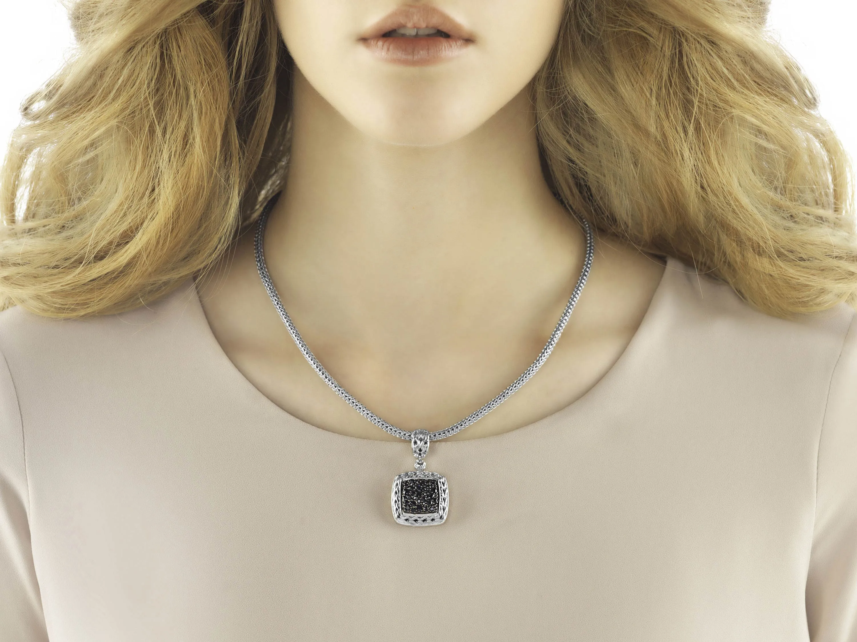 Classic Chain Enhancer with Black Sapphire