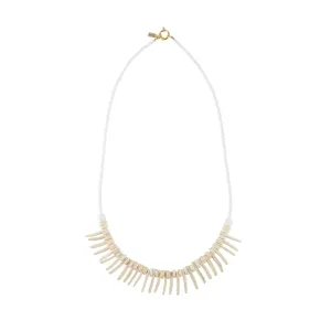 Crescent Origin Necklace - WHITE/IVORY
