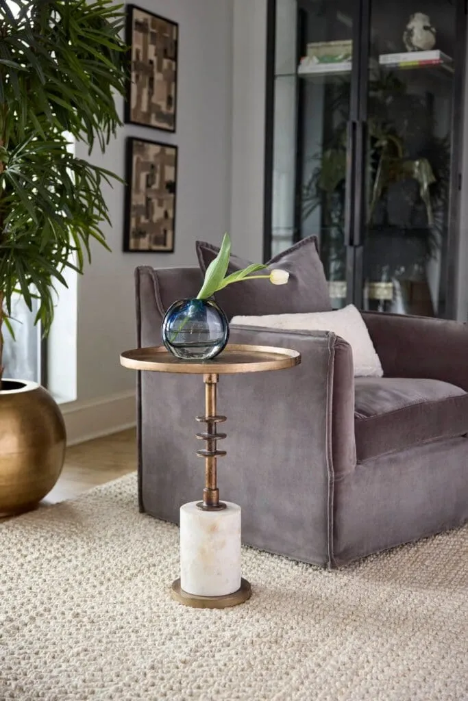 Cyan Design 11661 Jetson Accent Table - Antique Brass