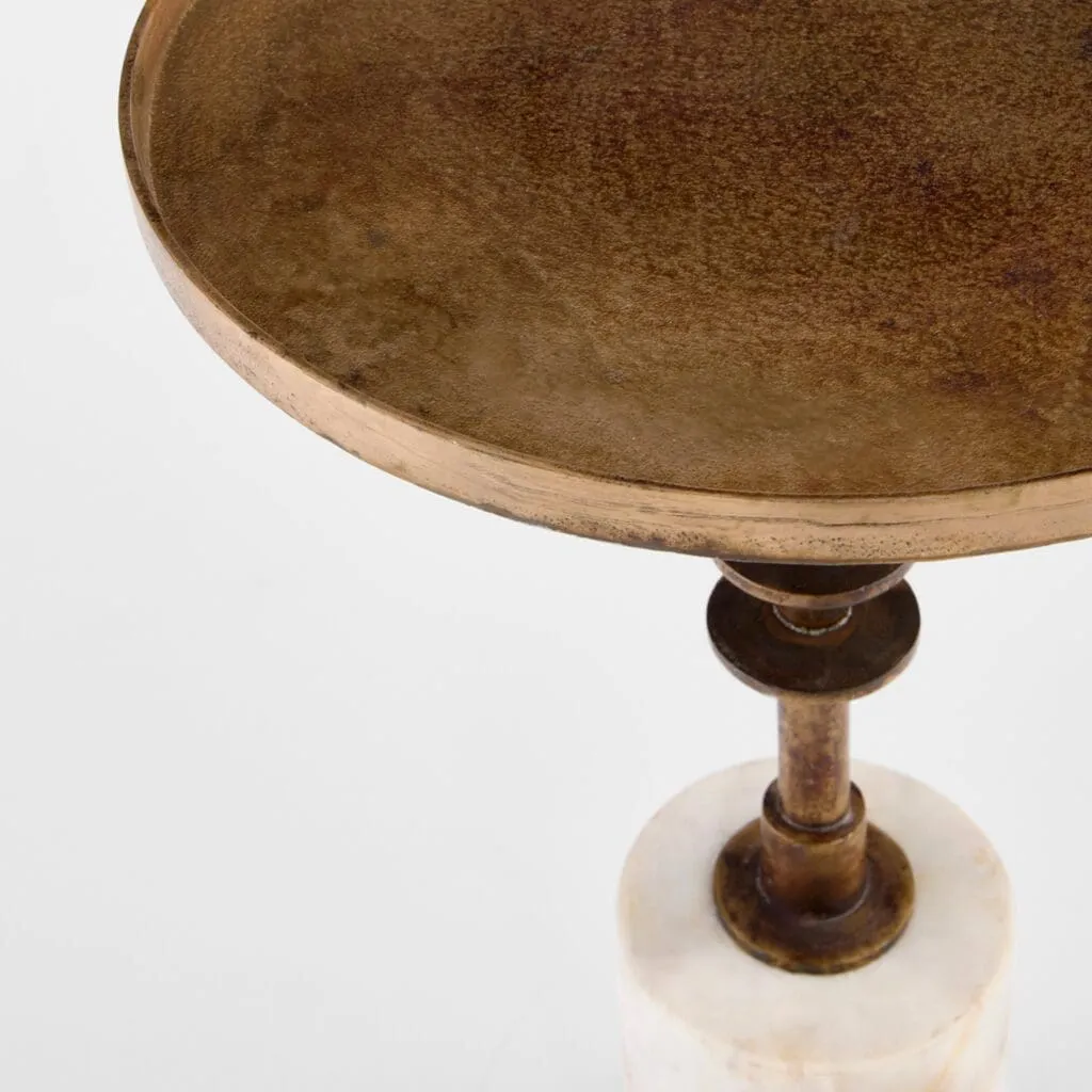 Cyan Design 11661 Jetson Accent Table - Antique Brass