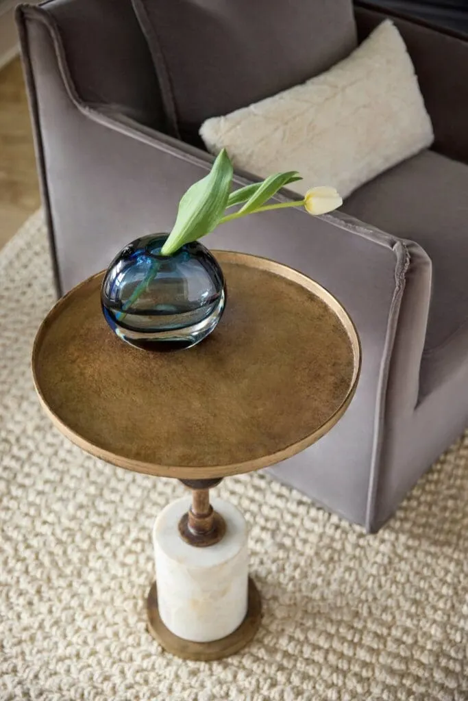 Cyan Design 11661 Jetson Accent Table - Antique Brass