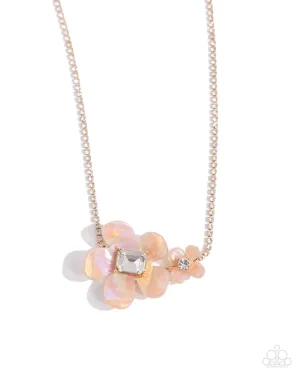 Dainty Deduction - Brown Necklace - Paparazzi Accessories