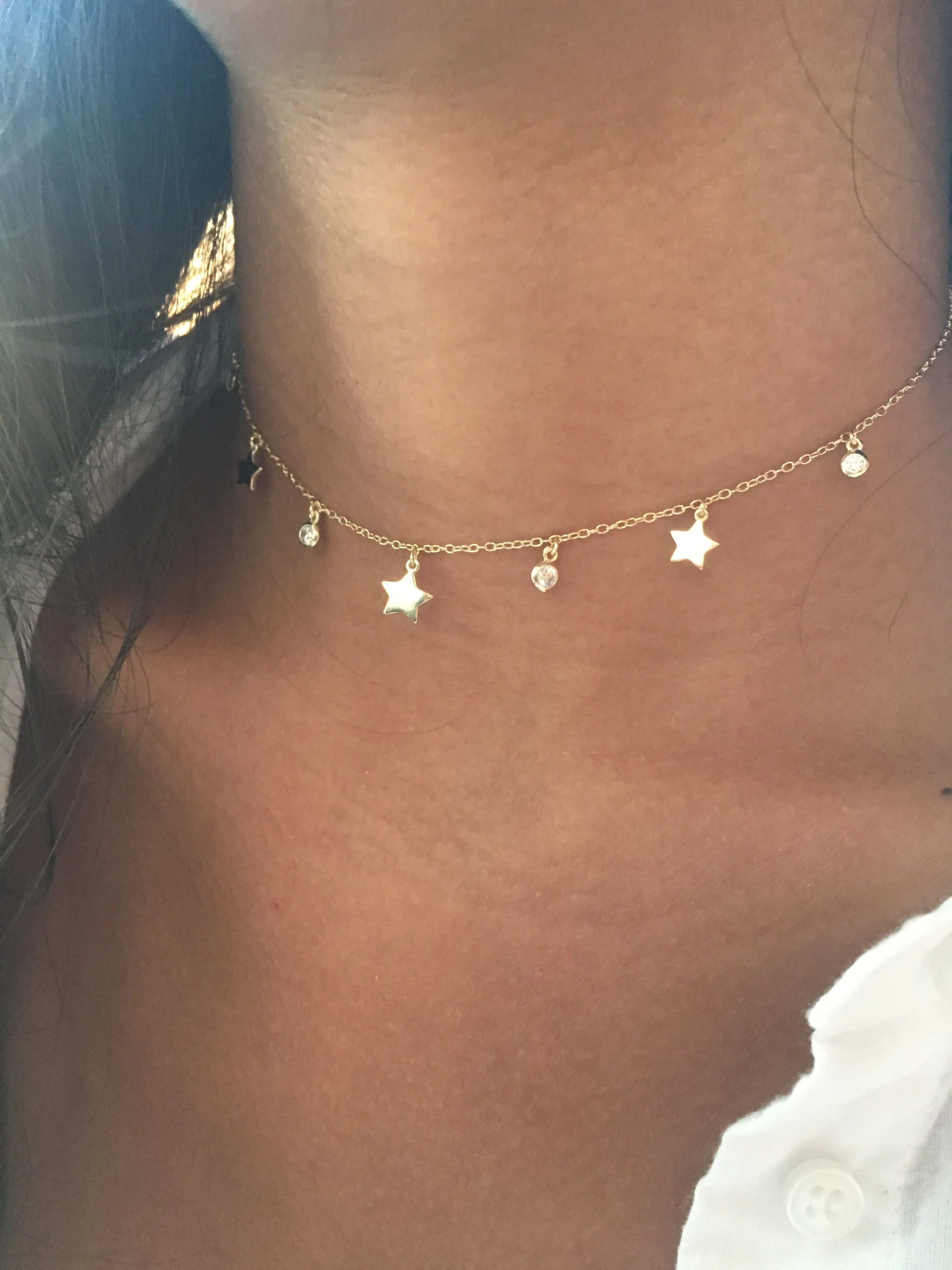 Dangling Star Choker