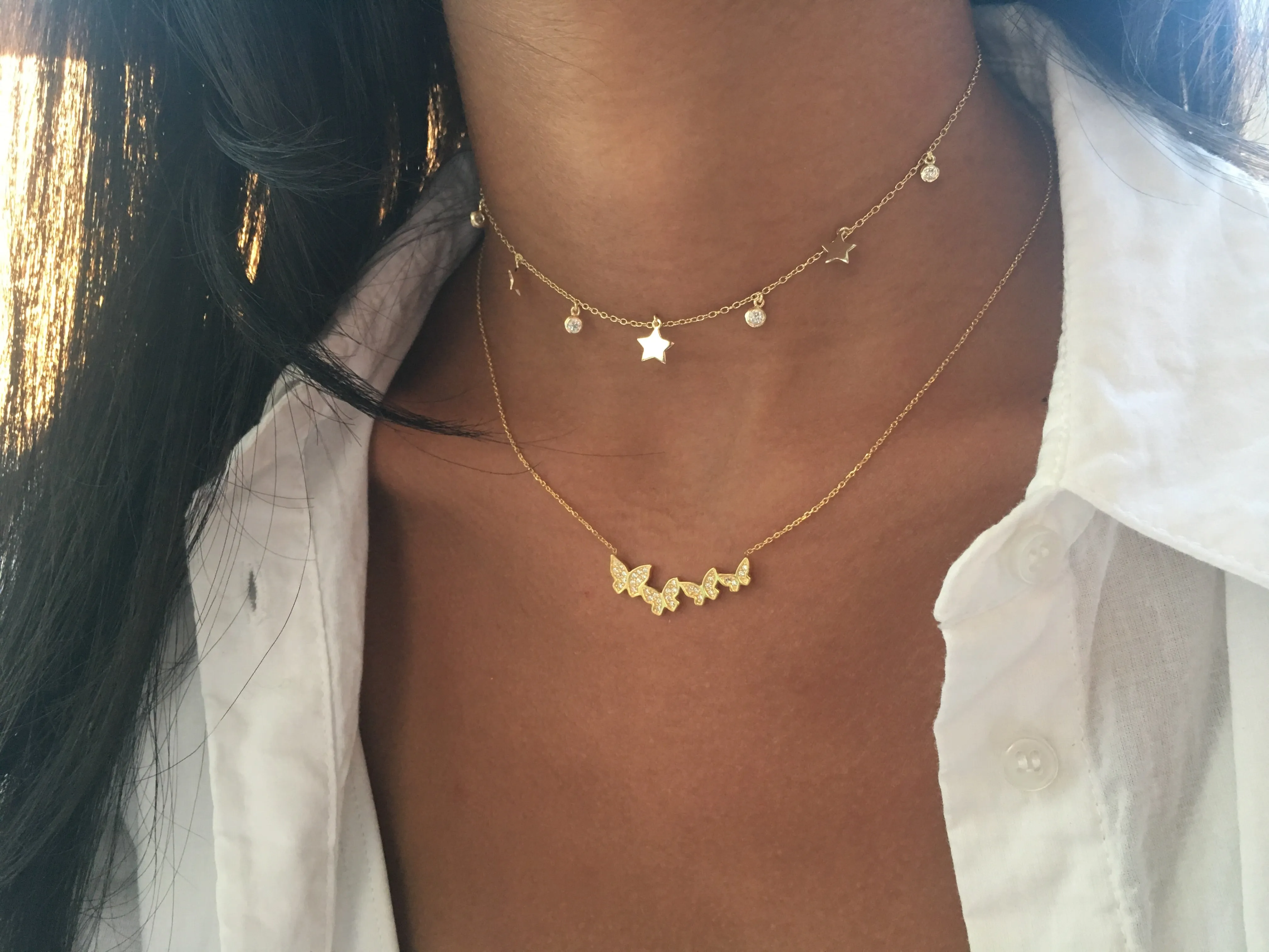 Dangling Star Choker