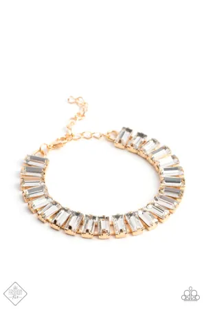 Darling Debutante - Gold Bracelet - Paparazzi Accessories