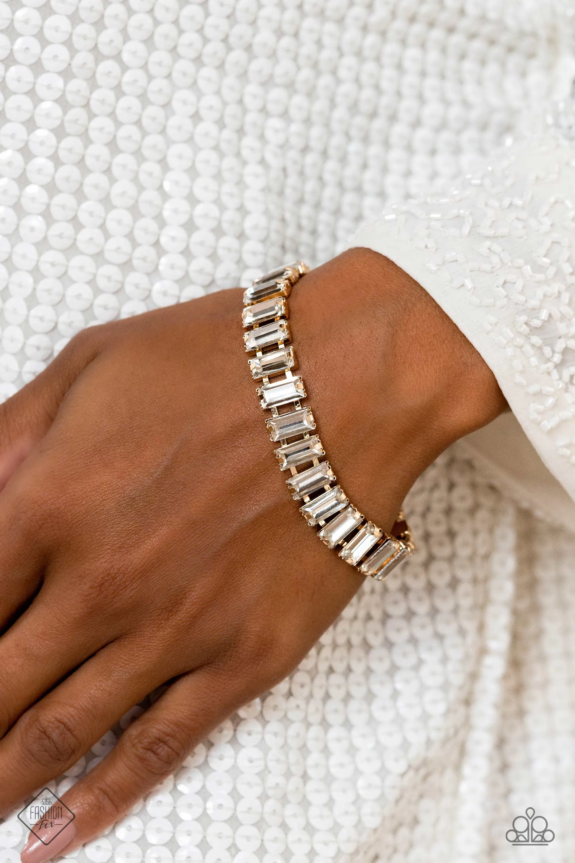Darling Debutante - Gold Bracelet - Paparazzi Accessories
