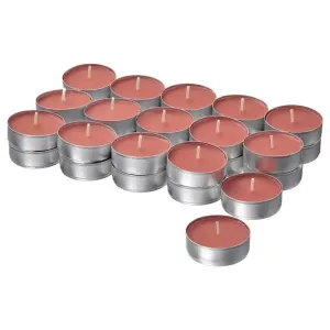 Digital Shoppy ROSENSLÅN Scented tealight Amber & Rose/red/Brown,3.5 hr (30 Pack)