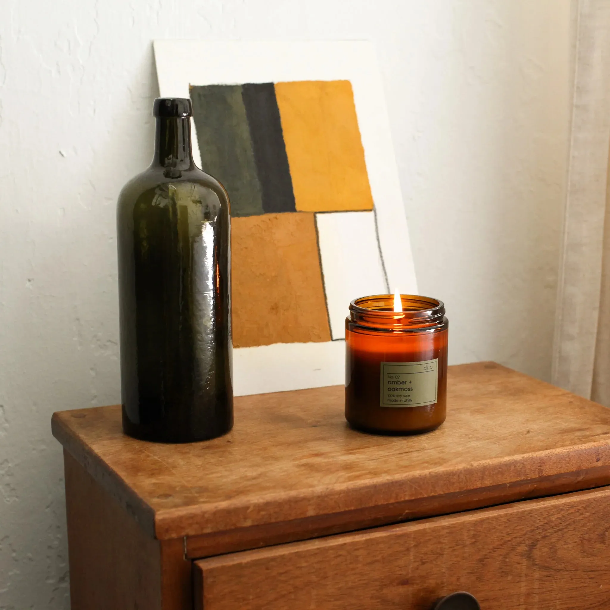 Dilo Amber   Oakmoss Candle