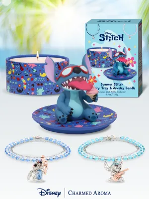 Disney® Summer Stitch Candle & Jewelry Tray - Summer Stitch Beaded Anklet Collection