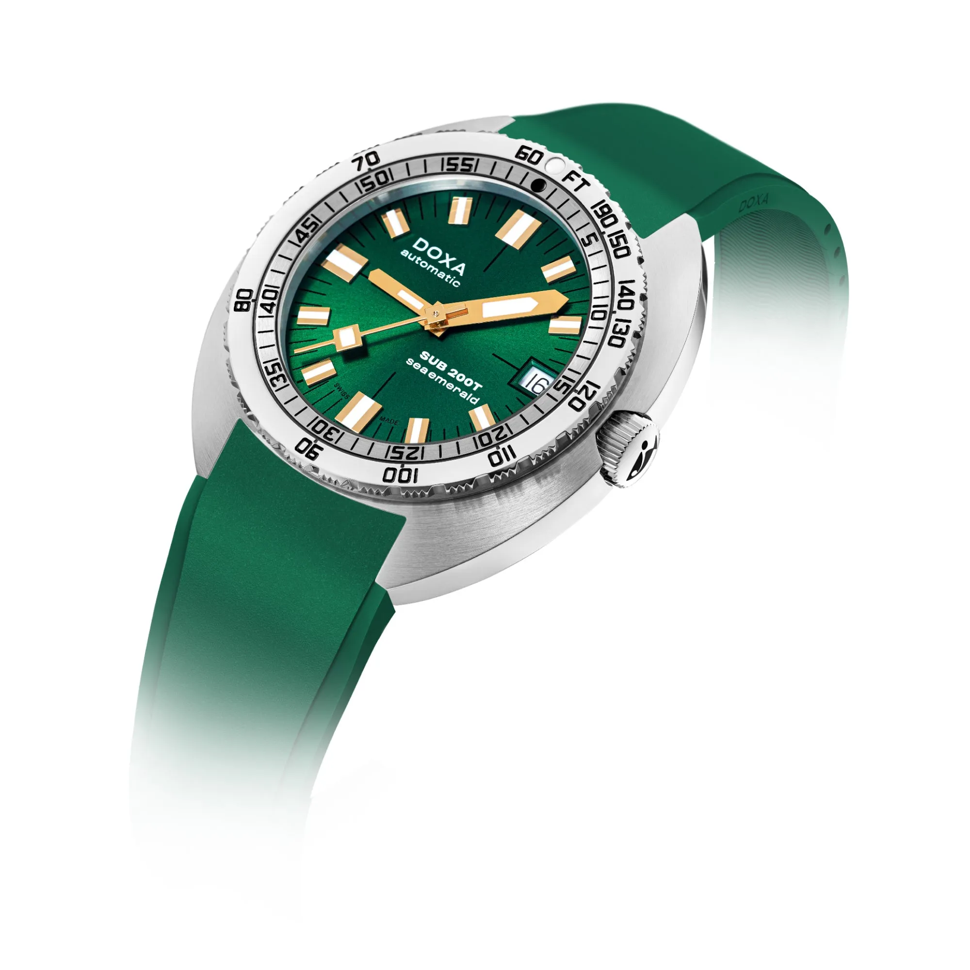 Doxa 200 T - Sea Emerald (Green) Sunray Dial