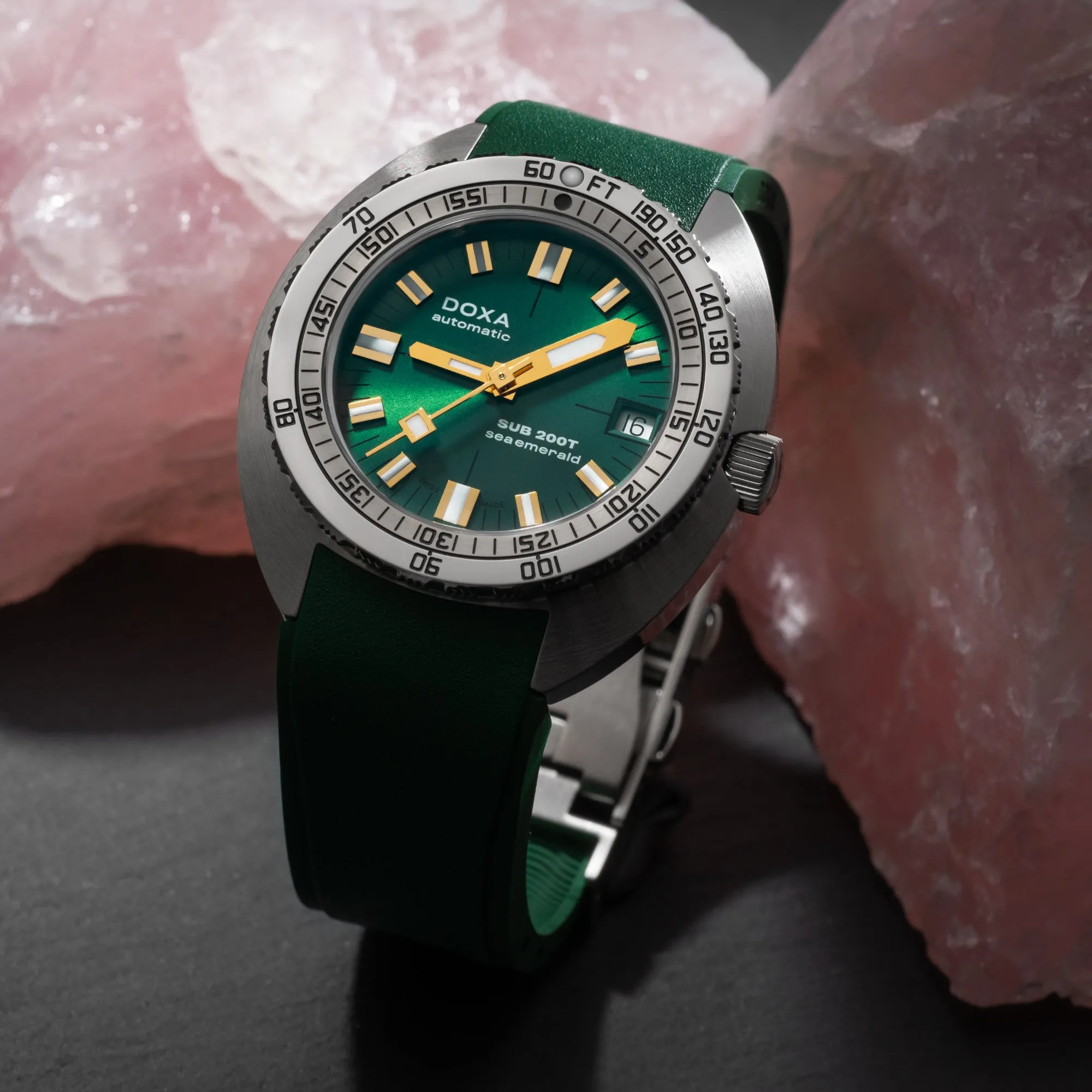 Doxa 200 T - Sea Emerald (Green) Sunray Dial