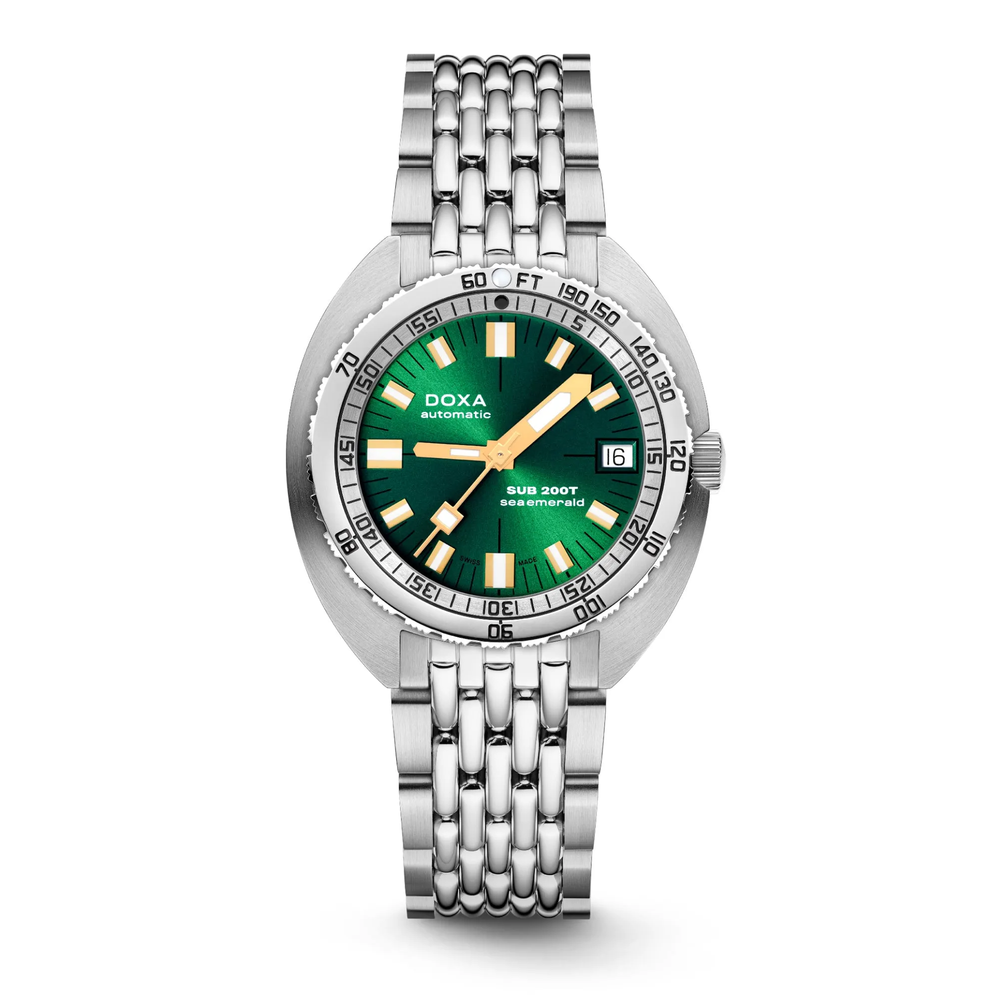 Doxa 200 T - Sea Emerald (Green) Sunray Dial