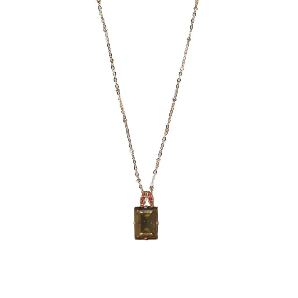 Extra Luxurious Baguette Pendant in "Pumpkin Spice" *Custom*