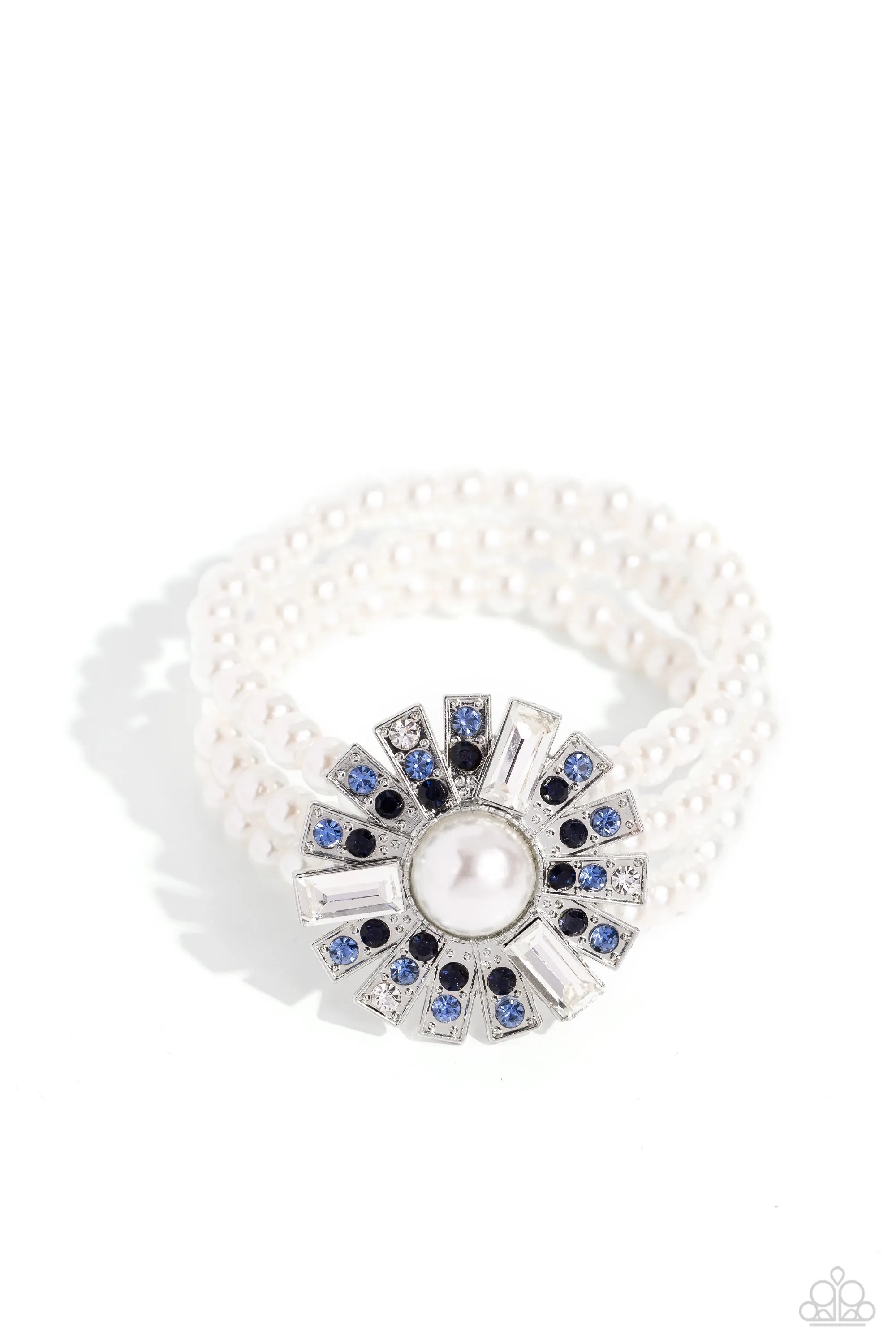 Gifted Gatsby - Blue Bracelet - Paparazzi Accessories