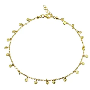 Gold Plated 925 Sterling Silver Confetti Anklet
