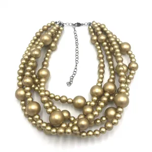 Golden Matte Sylvie ecklace